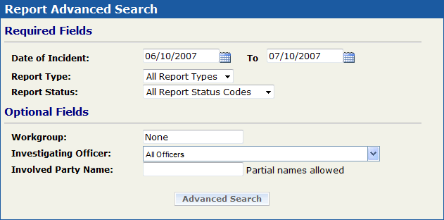 Advanced Search - Click for Close Up